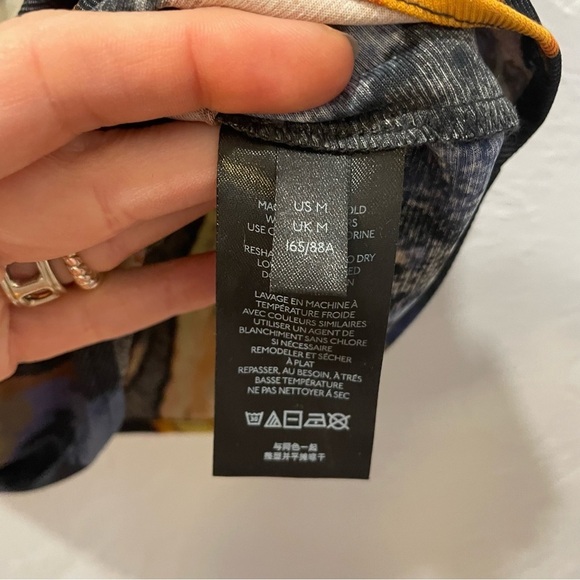 Urban Outfitters Multicolor Cowl NeckTie-Dye Tank Top Y2K Style Moody sz Medium - Picture 5 of 7